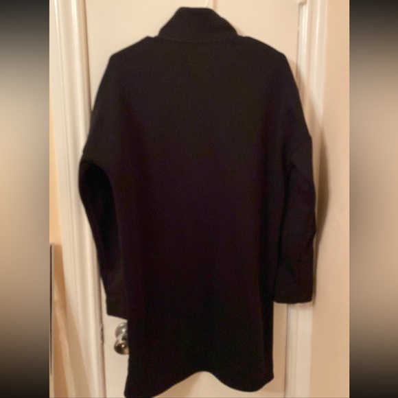 Nike Women Black Long sweatshirt Dress S - Picture 2 of 4